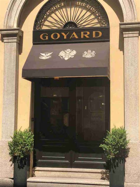 goyard italia|goyard milan locations.